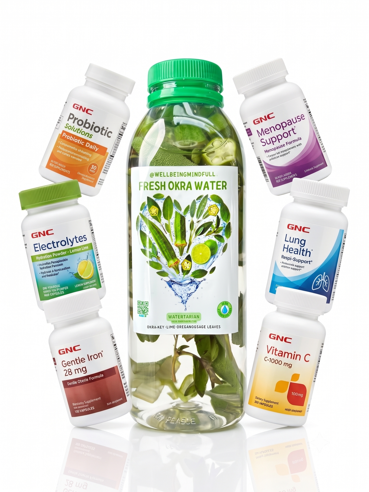 WATERTARIAN 12 HOUR FAST (64oz Glass Bottle)