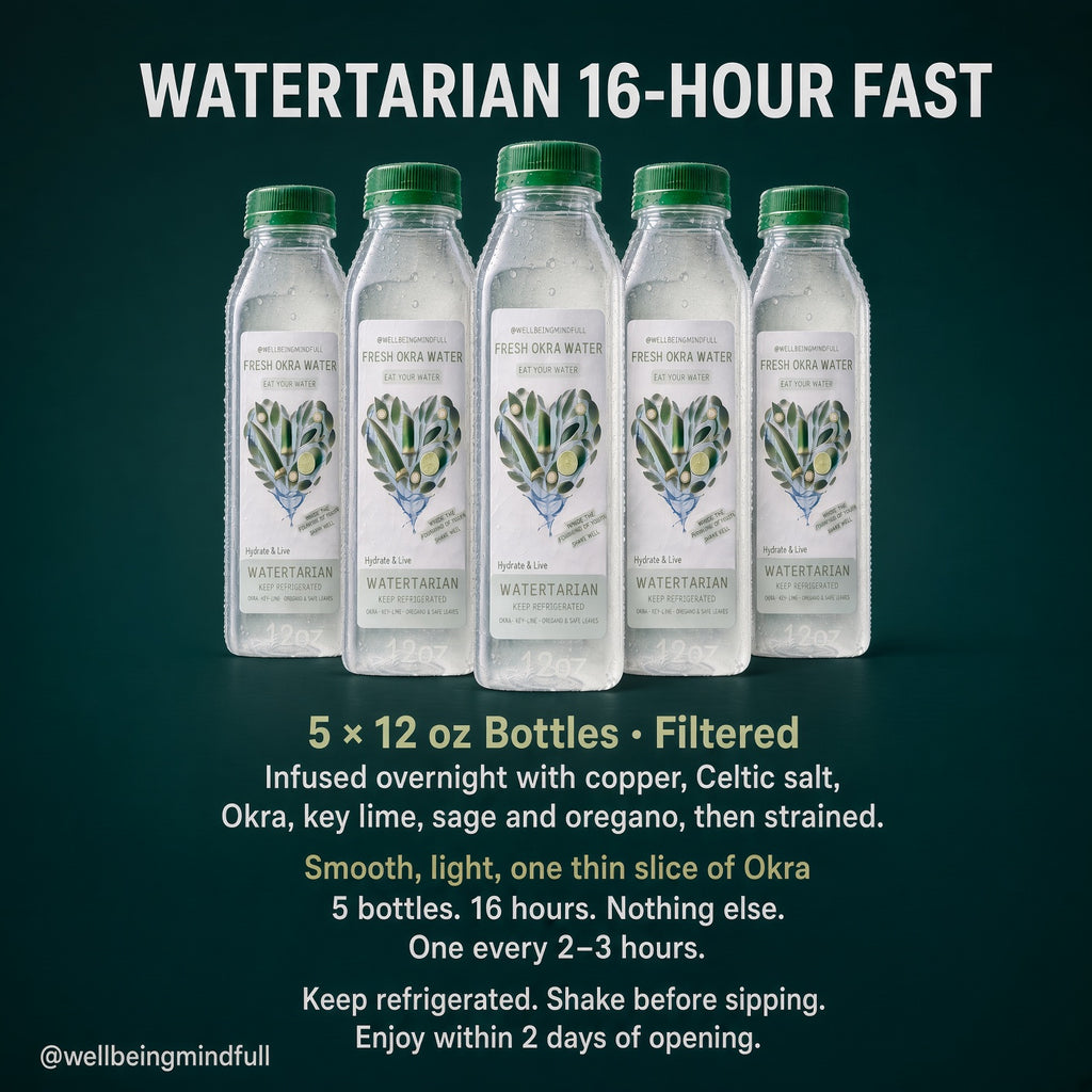 WATERTARIAN 16 HOUR FAST (Five 12oz Bottle) (Copy)